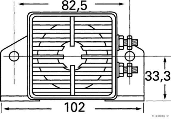 Herth+Buss Elparts Achteruitrijwaarschuwingssysteem 56376050