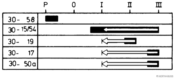 Herth+Buss Elparts Ontstekings-/ startschakelaar 70596029
