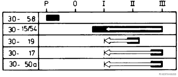 Herth+Buss Elparts Ontstekings-/ startschakelaar 70596034