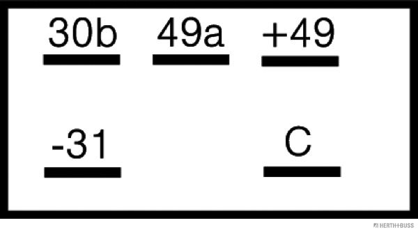 Herth+Buss Elparts Knipperlichtautomaat, pinkdoos 75605135