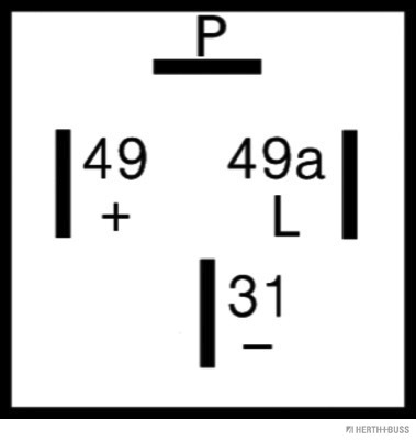 Herth+Buss Elparts Knipperlichtautomaat, pinkdoos 75605172