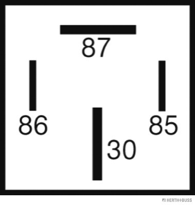 Herth+Buss Elparts Relais, arbeidsstroom 75613102