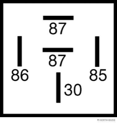 Herth+Buss Elparts Relais, arbeidsstroom 75613109