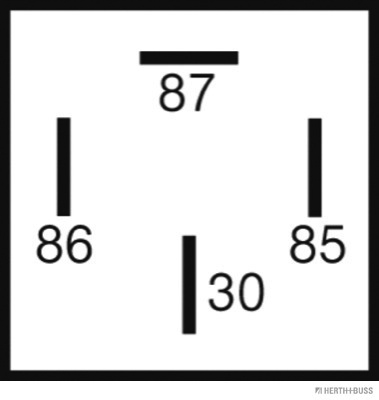 Herth+Buss Elparts Relais, arbeidsstroom 75613129