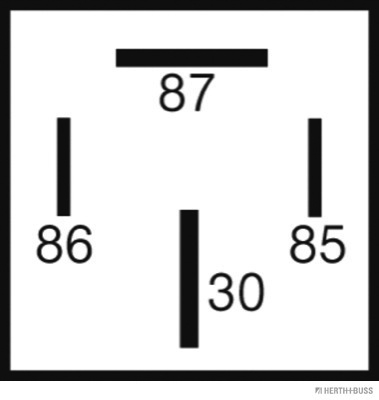 Herth+Buss Elparts Relais, arbeidsstroom 75613143