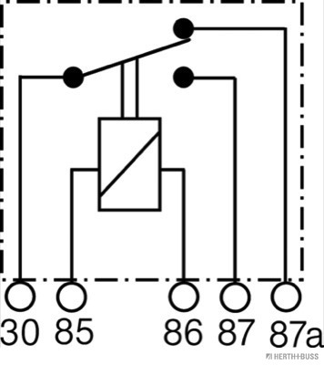 Herth+Buss Elparts Relais, arbeidsstroom 75613152