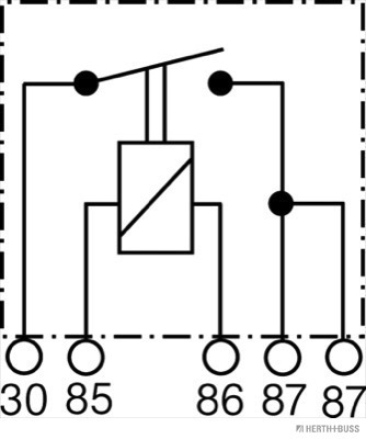 Herth+Buss Elparts Relais, arbeidsstroom 75613211