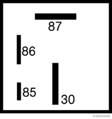 Herth+Buss Elparts Relais gloeitijd 75614017