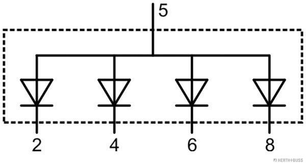 Herth+Buss Elparts Diode 75614150