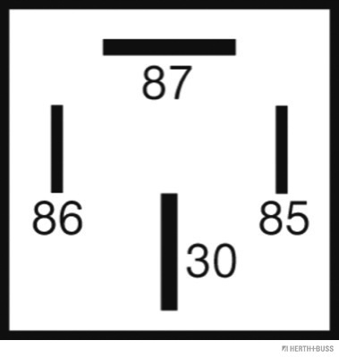 Herth+Buss Elparts Relais, arbeidsstroom 75614152