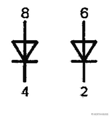 Herth+Buss Elparts Diode 75614155