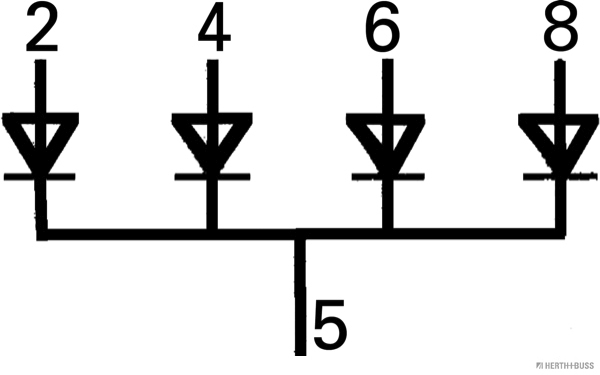 Herth+Buss Elparts Diode 75614161