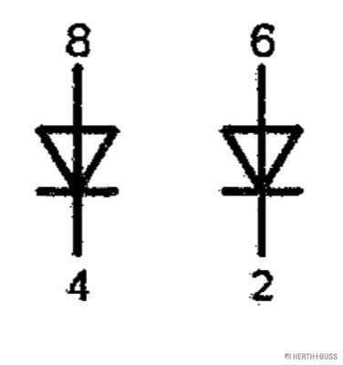 Herth+Buss Elparts Diode 75614182