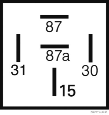 Herth+Buss Elparts Relais, arbeidsstroom 75614197