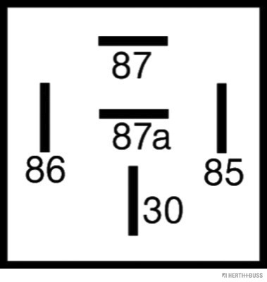 Herth+Buss Elparts Relais, arbeidsstroom 75614202
