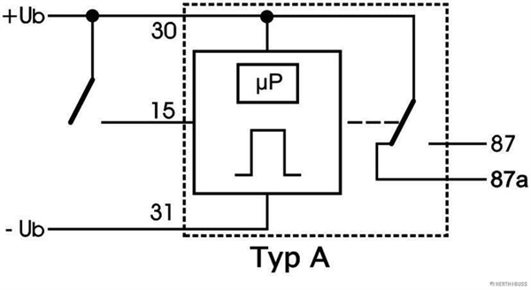 Herth+Buss Elparts Relais, arbeidsstroom 75614211