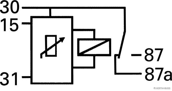 Herth+Buss Elparts Relais, arbeidsstroom 75614212