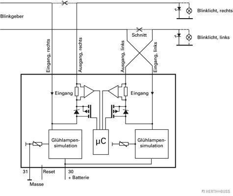 Herth+Buss Elparts Regeleenheid, verlichting 75614280