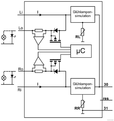 Herth+Buss Elparts Regeleenheid, verlichting 75614280