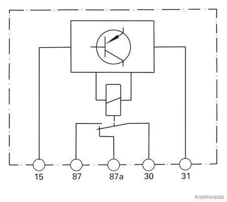 Herth+Buss Elparts Relais achterruitverwarming 75898211