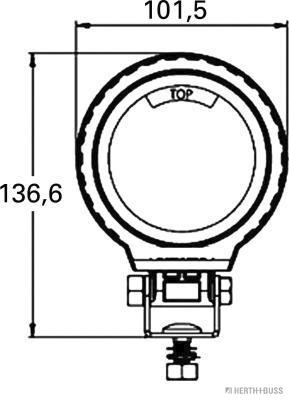 Herth+Buss Elparts Werklamp 80690300