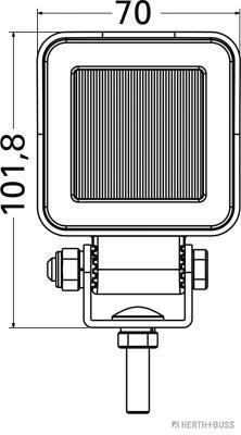 Herth+Buss Elparts Werklamp 80690311