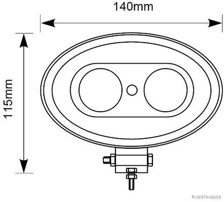 Herth+Buss Elparts Werklamp 80690328