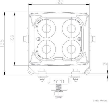 Herth+Buss Elparts Werklamp 80690329