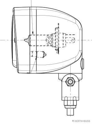 Herth+Buss Elparts Koplamp 81658027
