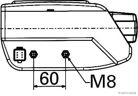 Herth+Buss Elparts Koplamp 81658047
