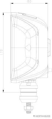 Herth+Buss Elparts Koplamp 81658500
