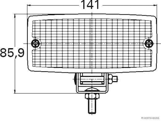 Herth+Buss Elparts Achteruitrijlicht 81670021