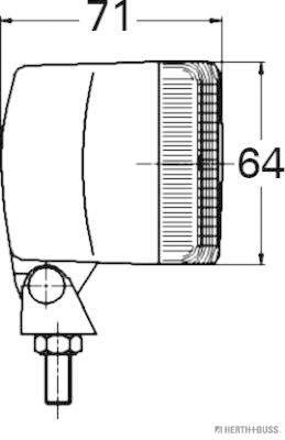 Herth+Buss Elparts Achteruitrijlicht 81670021