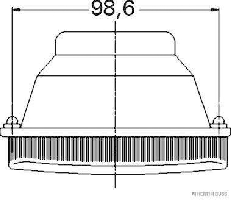 Herth+Buss Elparts Achteruitrijlicht 81670023