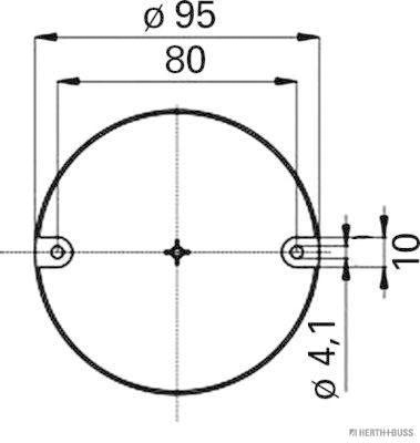 Herth+Buss Elparts Achteruitrijlicht 81670056