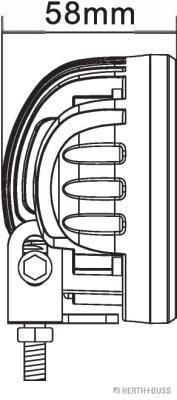 Herth+Buss Elparts Achteruitrijlicht 81670320