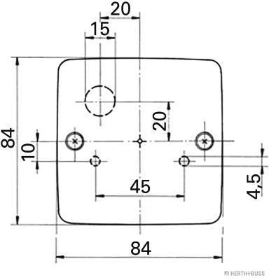 Herth+Buss Elparts Achteruitrijlicht 81670502
