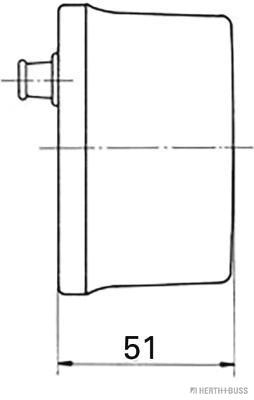 Herth+Buss Elparts Achteruitrijlicht 81670502