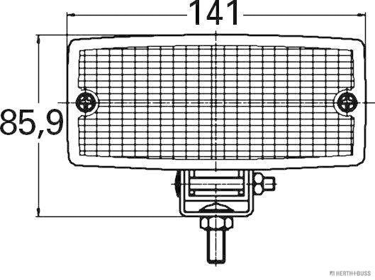 Herth+Buss Elparts Mistachterlamp 81695021