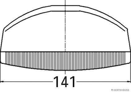 Herth+Buss Elparts Mistachterlamp 81695021