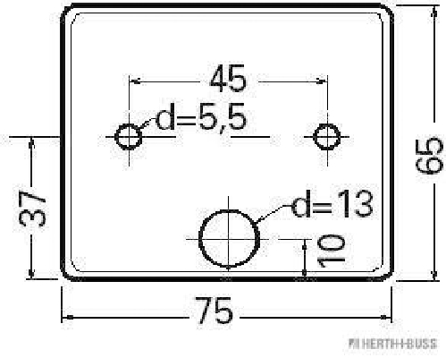 Herth+Buss Elparts Mistachterlamp 81695047