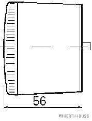 Herth+Buss Elparts Mistachterlamp 81695047