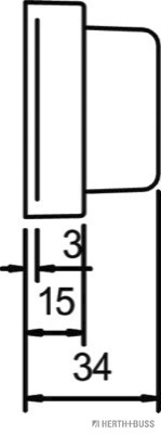 Herth+Buss Elparts Markeringslicht 82710011