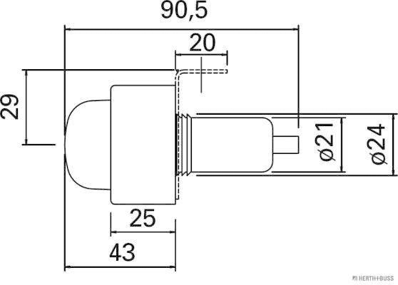 Herth+Buss Elparts Markeringslicht 82710025