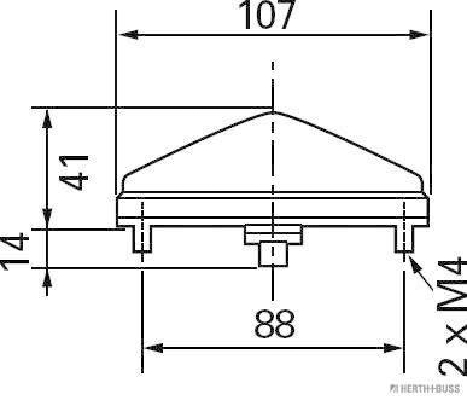 Herth+Buss Elparts Markeringslicht 82710028