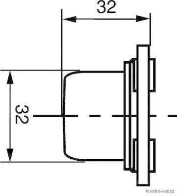 Herth+Buss Elparts Markeringslicht 82710048