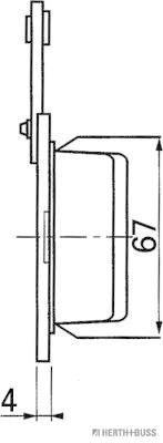 Herth+Buss Elparts Markeringslicht 82710051