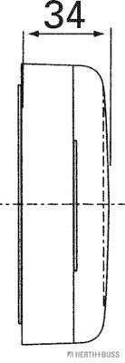 Herth+Buss Elparts Markeringslicht 82710055