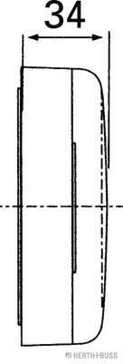 Herth+Buss Elparts Parkeerlicht 82710081