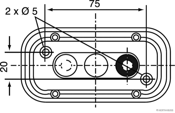 Herth+Buss Elparts Parkeerlicht 82710086